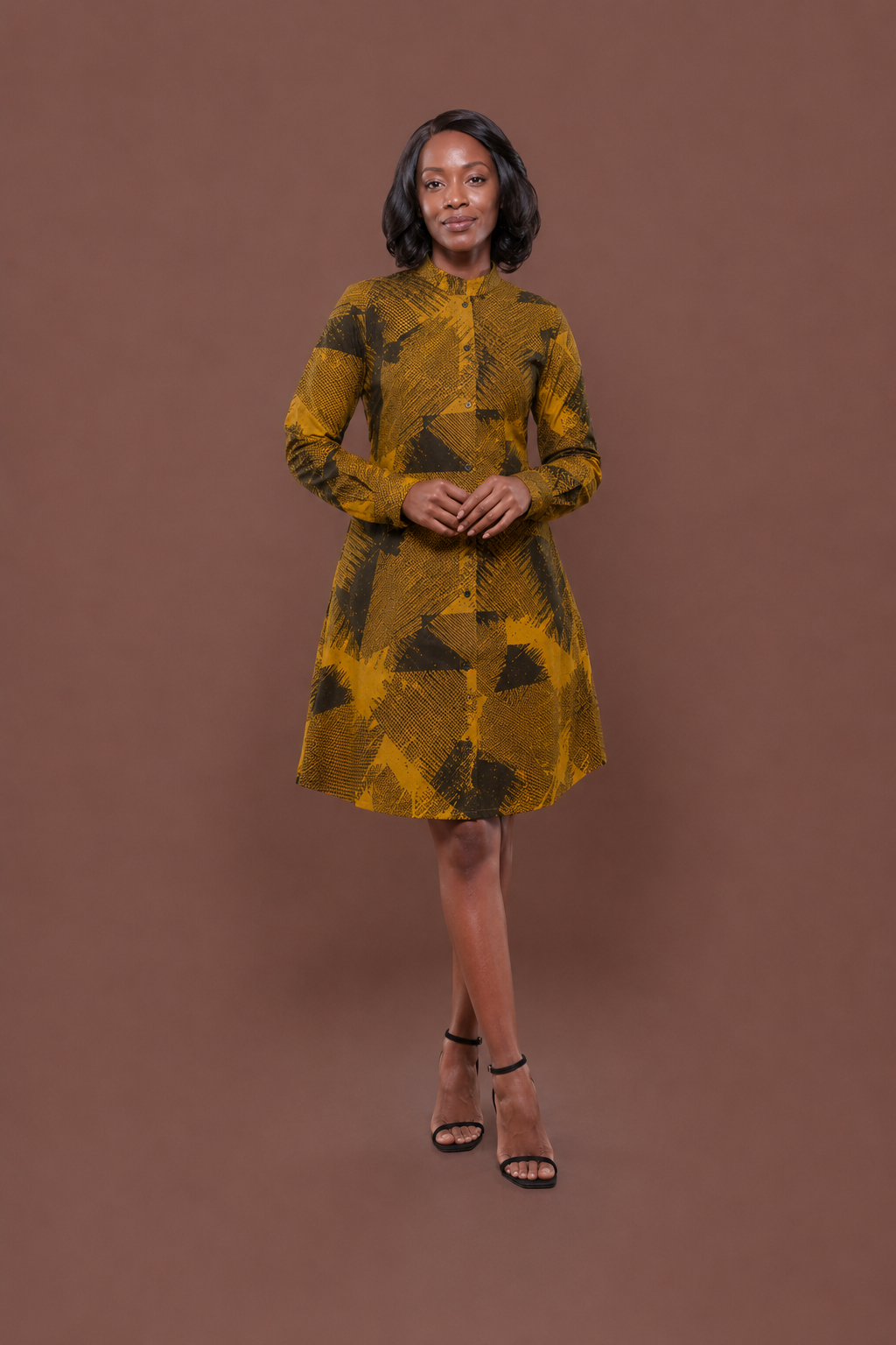 Konie Shirt Dress in Sahara